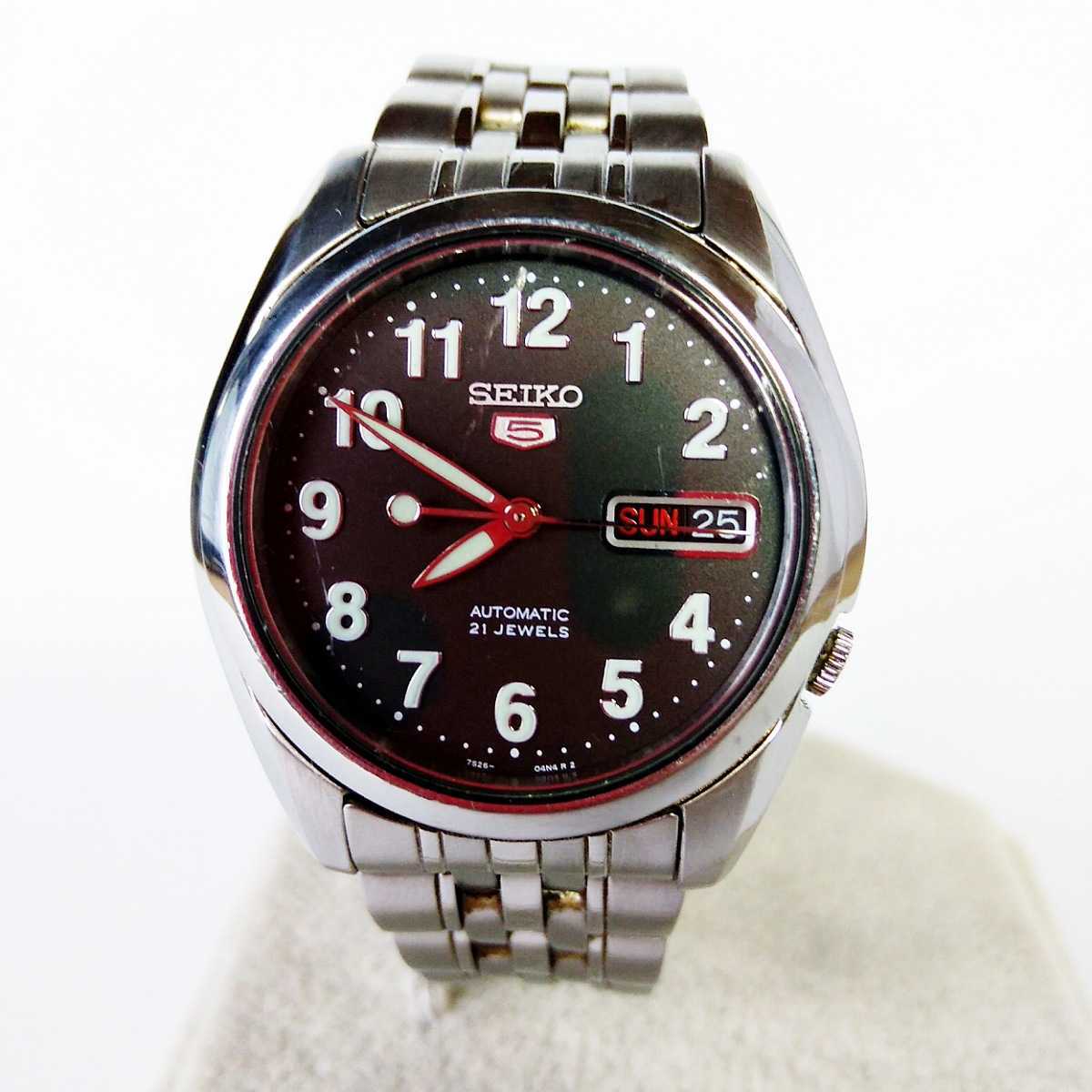 seiko 5 セイコー 7S26-01V0 裏スケルトン メンズ腕時計 機械式 自動 