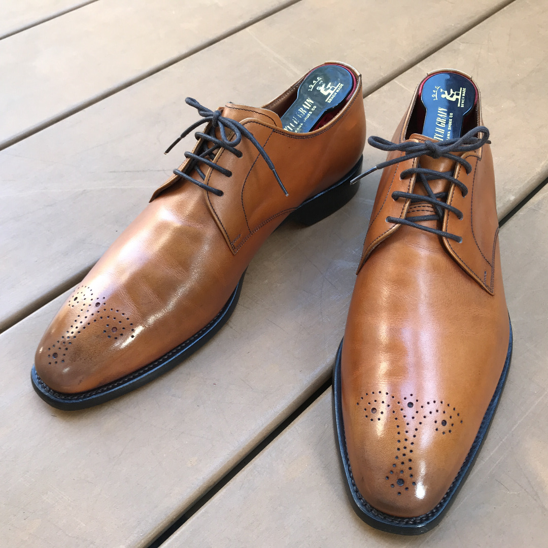 美品】SCOTCH GRAIN 匠シリーズ 革靴 ブラウン 25.0 HA-0559 検