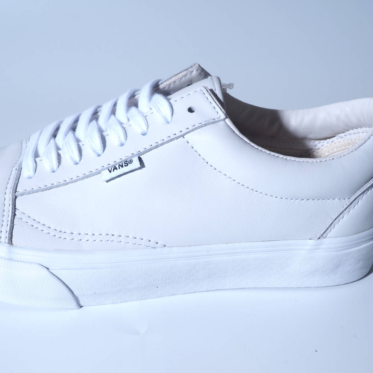 USA企画 VANS VAULT OLD SKOOL NS ”WHITE” 28センチ レザー オールド 