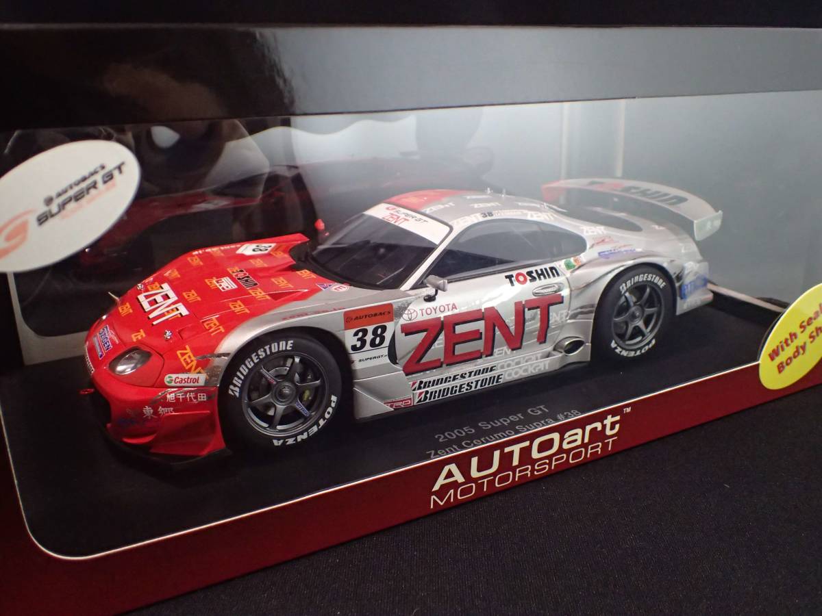 1/18 AUTOart Super GT 2005 ZENT セルモ スープラ #38(オートアート