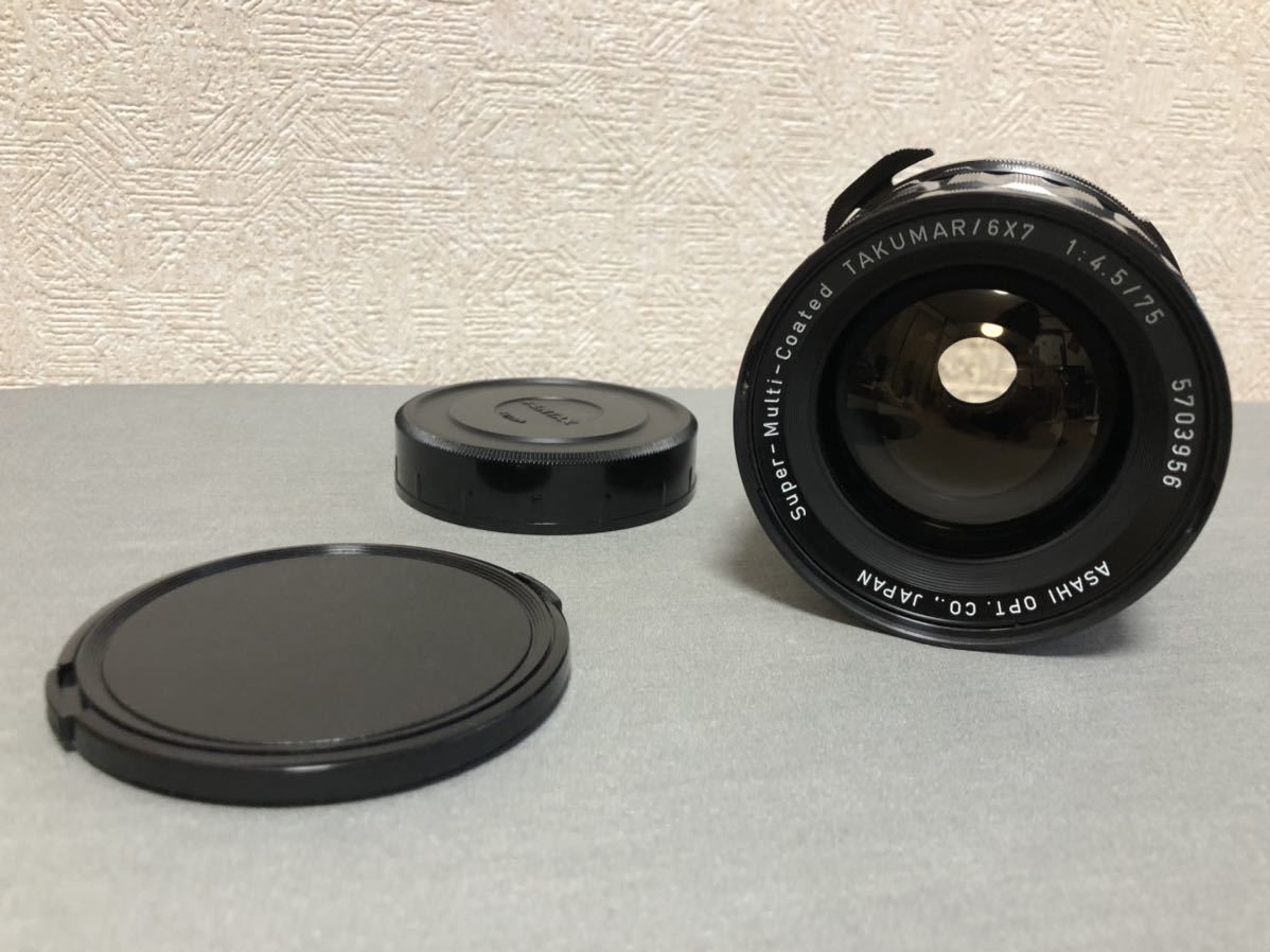 PENTAX ペンタックス TAKUMAR 6×7 75mm F4.5【中古品】 外観極美品