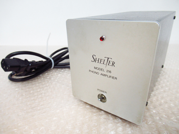 Shelter MODEL 216 PHONO AMPLIFIER 本体(動作品 動作確認済 SHELTER MODEL 216 STEREO PHONO AMPLIFIER フォノ