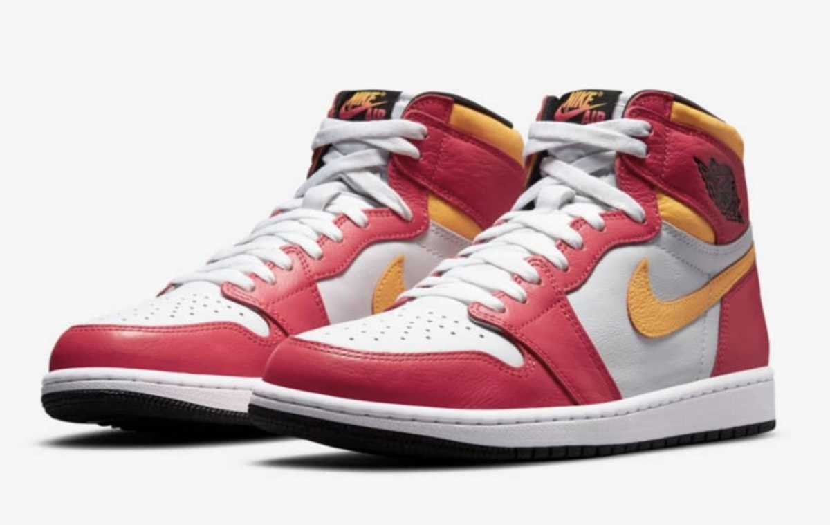 ナイキ】27.5cm NIKE AIR JORDAN 1 HIGH OG LIGHT FUSION REDナイキ 