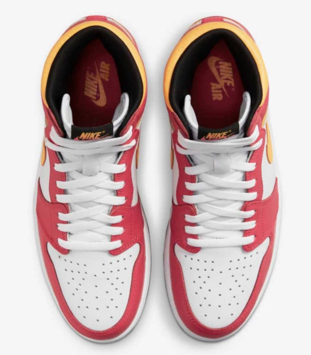 ナイキ】27.5cm NIKE AIR JORDAN 1 HIGH OG LIGHT FUSION REDナイキ 