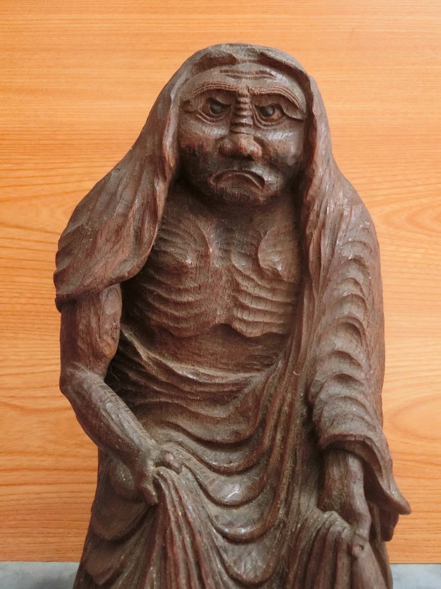 【希少】 天然木一枚板 達磨大師 木彫り飾り 置物 開運 風水 商売繁盛 希少 天然木一枚板 達磨大師 木彫り飾り 置物 開運 風水 商売繁盛 希少