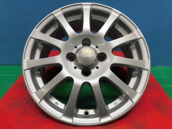 アクア フィット スイフト フィールダー デミオ bB 社外 アルミ 15インチ 6J 4H100 +45 4本セット 車検用 補修用 スタッドレス用 冬用