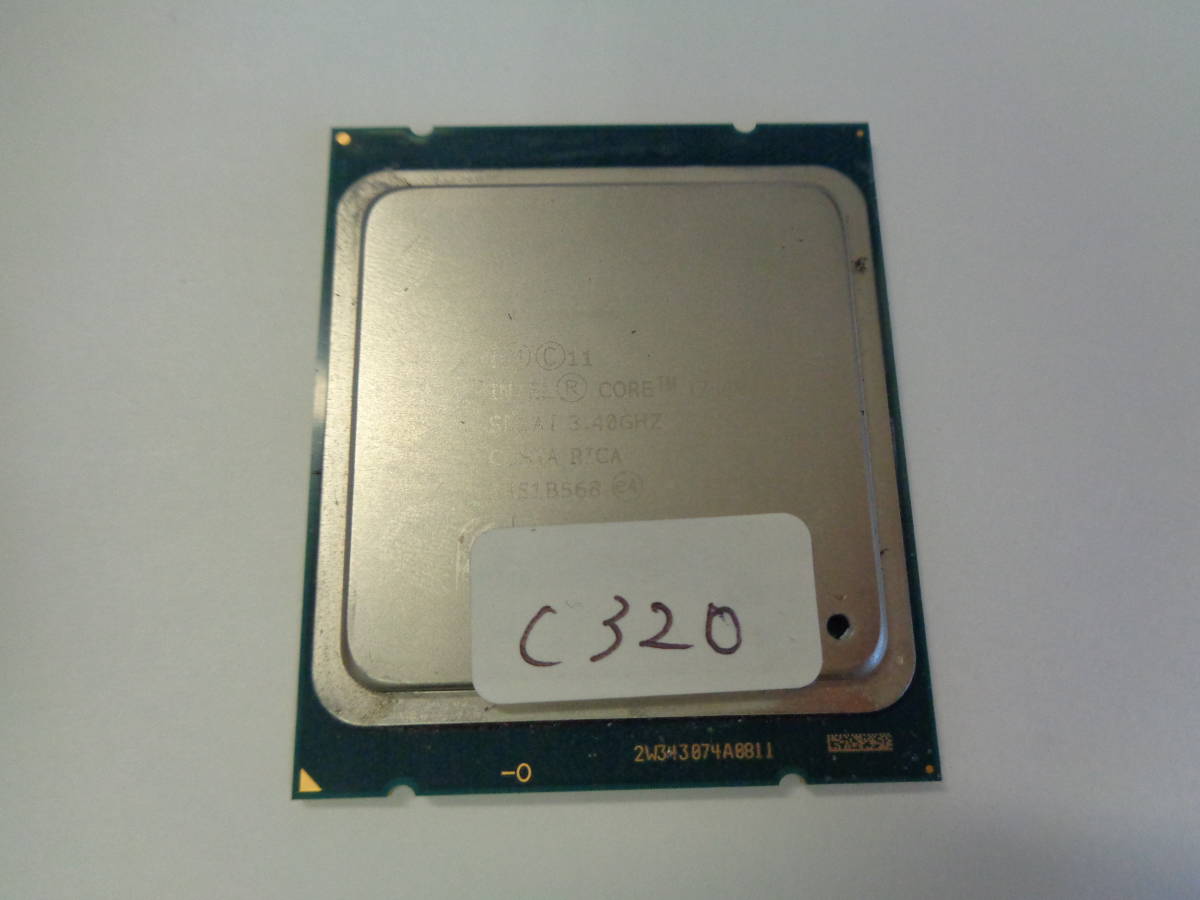 人気定番，SALE Intel Core i7 i7-4930K SR1AT 3.40GHZ Socket2011 管理C320(Core i7)｜売買されたオークション情報、yahooの商品情報をアーカイブ公開 - オークファン Core i7