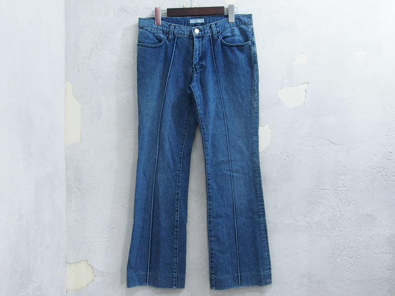 希少 NUMBER(N)INE ブーツカット デニム パンツ 3 タイム期 01SS 