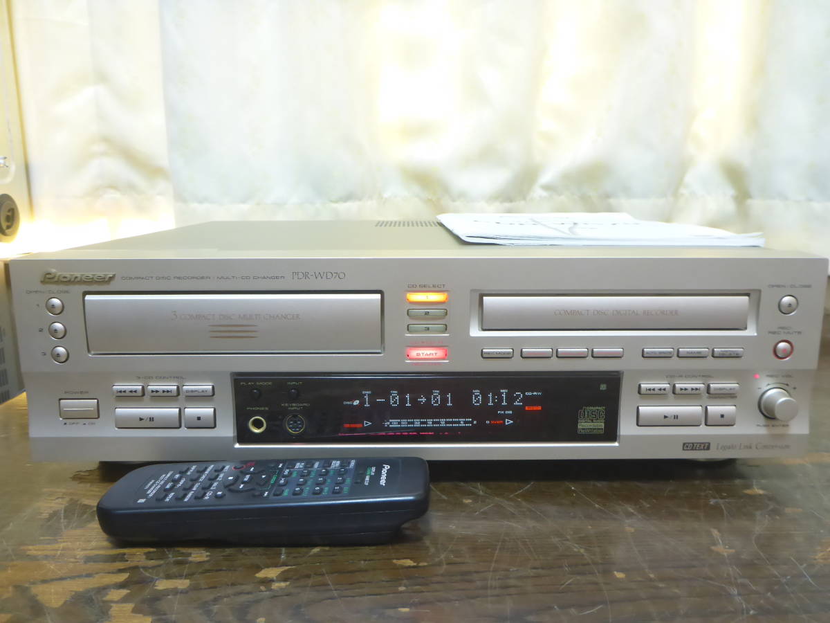pioneer PDR-WD70 CDレコーダー チェンジャー パイオニア PDR-WD70