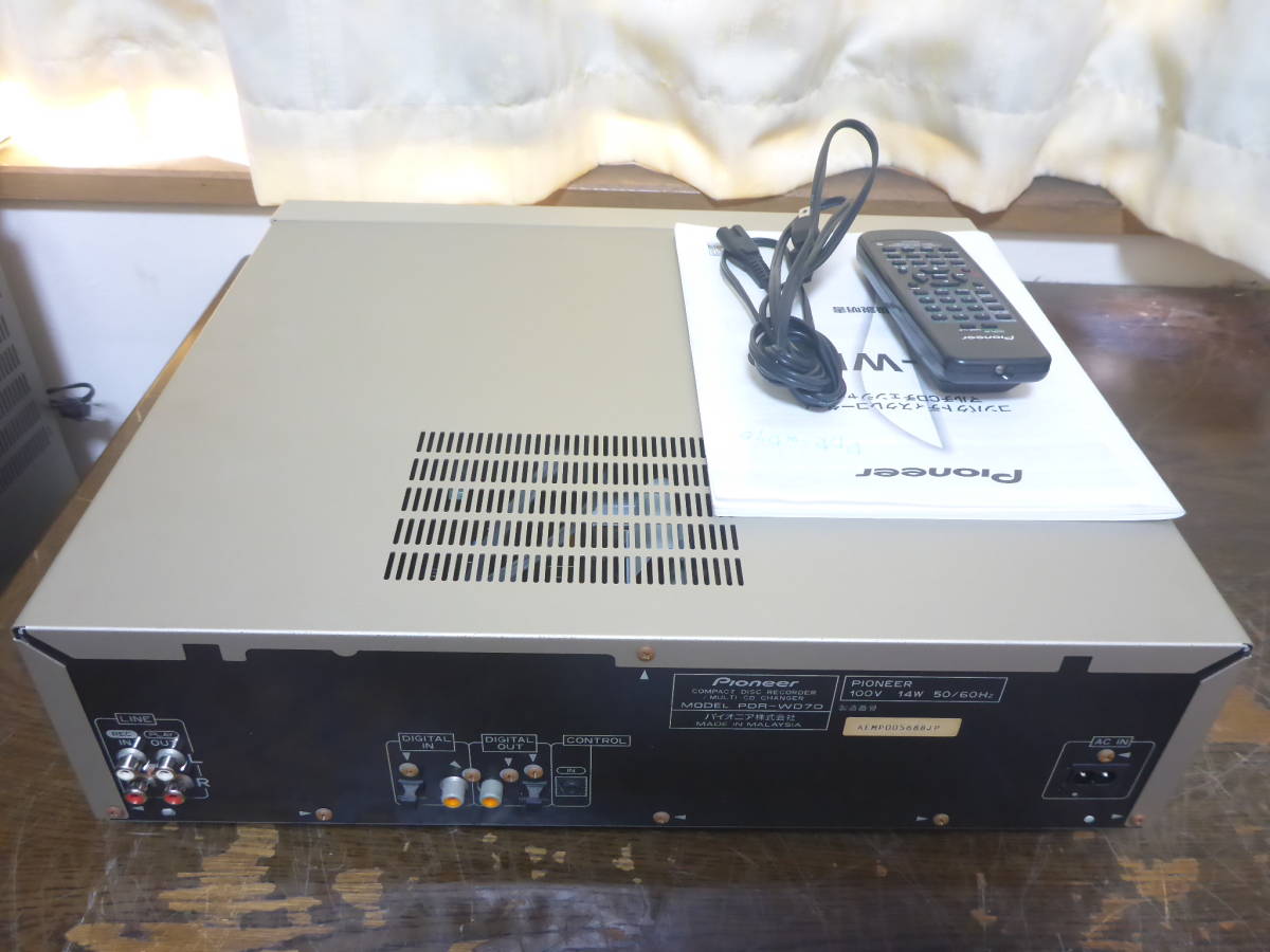 pioneer PDR-WD70 CDレコーダー チェンジャー パイオニア PDR-WD70