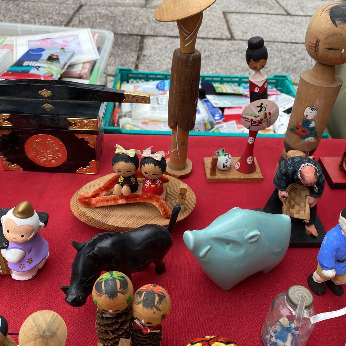 創作こけし 2体セット 伝統工芸品 創作こけし 2体 創作こけし 2体セット 木製 銘入り - メルカリ