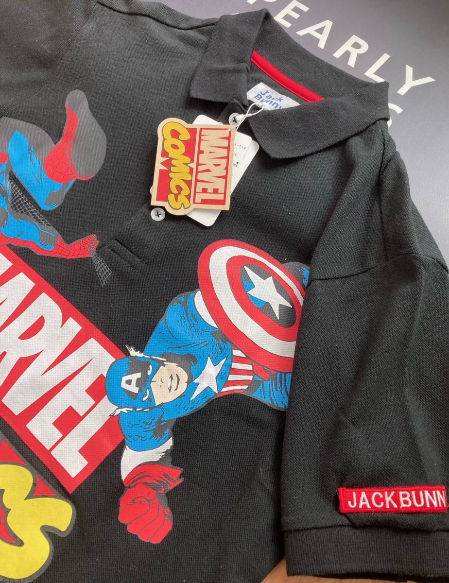 新品 パーリーゲイツ ジャックバニー MARVEL 半袖ポロシャツ(6)サイズLL/黒 PEARLY GATES 高性能湿度管理 吸汗発散 Bunny!! by PEARLY 40%超OFFJack 50%OFFJack メルカリ