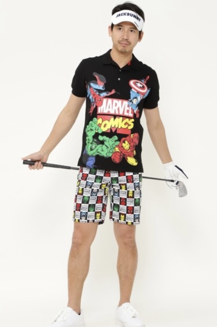 新品 パーリーゲイツ ジャックバニー MARVEL 半袖ポロシャツ(6)サイズLL/黒 PEARLY GATES 高性能湿度管理 吸汗発散 Bunny!! by PEARLY 40%超OFFJack 50%OFFJack メルカリ