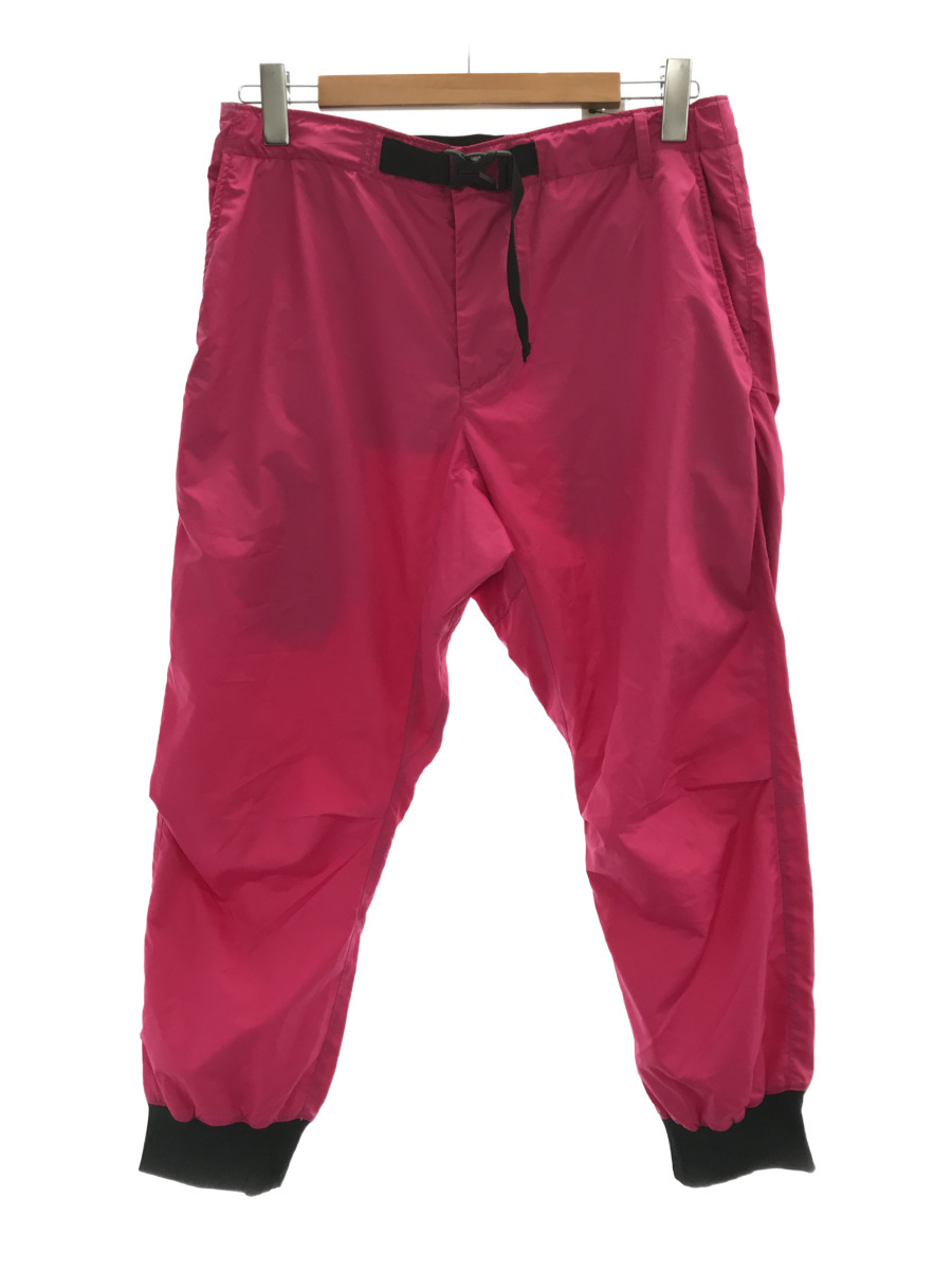 narifuri◆Mini rip easy cropped pants/クロップドパンツ/L/ポリエステル/ピンク/NF849
