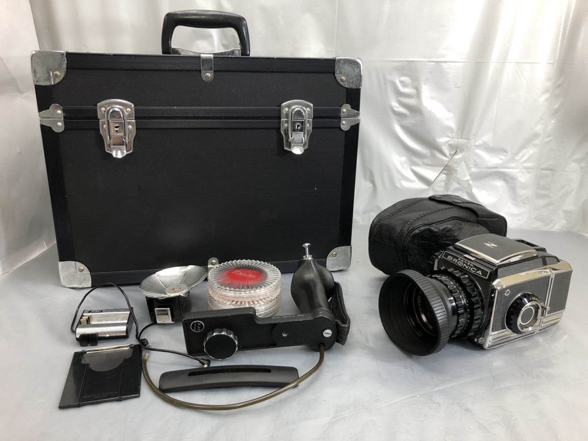 SALE，新品 na7/1-3 カメラセット ZENZA BRONICA ゼンザブロニカ 6&times;6 1:2.8 100mm 中判 フィルム カメラ ハードケース付き フィルター 動作未確認(ブロニカ)｜売買されたオークション情報、yahooの商品情報をア 中判