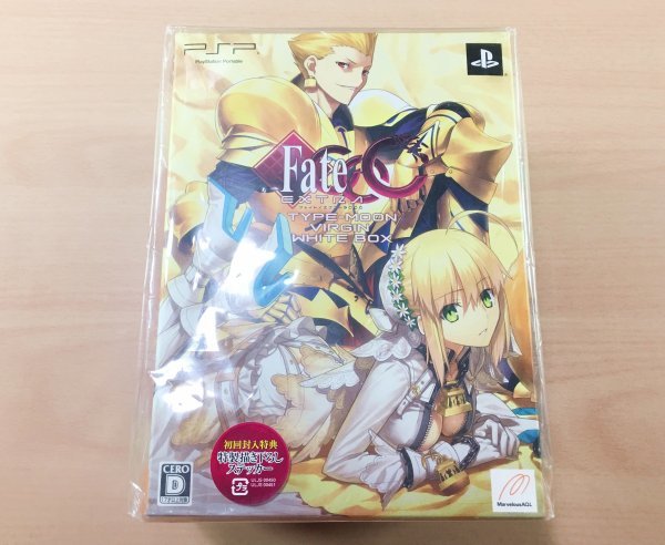 [新品未開封] PSP Fate/EXTRA CCC 限定版 figma セイバーブライド 付き CCC PSP - 限定版手辦 PSPソフト a081266