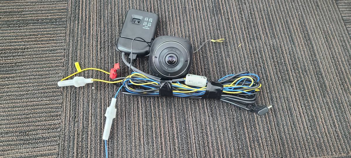 カーメイト ドライブレコーダー機能付き 360°車載カメラ d'Action 360