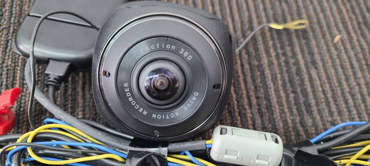 カーメイト ドライブレコーダー機能付き 360°車載カメラ d'Action 360