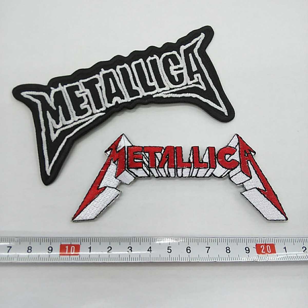 ◎ メタリカ スラッシュメタル ワッペン 2枚セット s092 _2