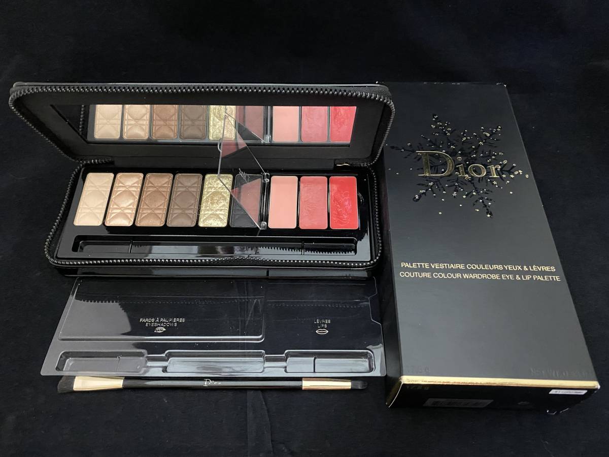美品 クリスチャンディオール クチュールカラー ワードローブ パレット アイシャドウ・口紅・リップグロス