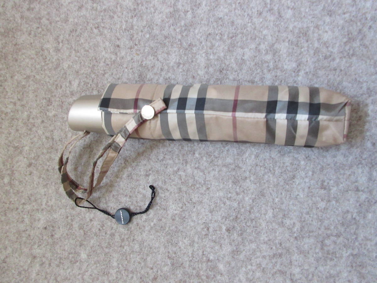 Burberry バーバリー-Burberry ノバチェックマーク オリタタミ蝙蝠
