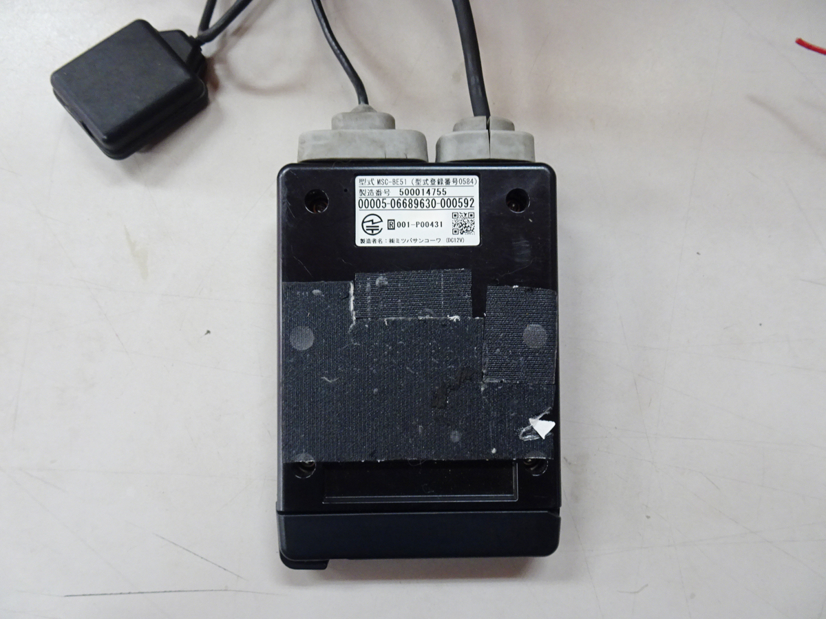 バイク用MITSUBA ETCアンテナ分離型BE51W独立インジケーター中古 中古
