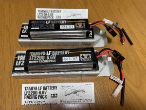 タミヤ LFバッテリー LF2200 レーシングパック リフェ2本セット LF2200