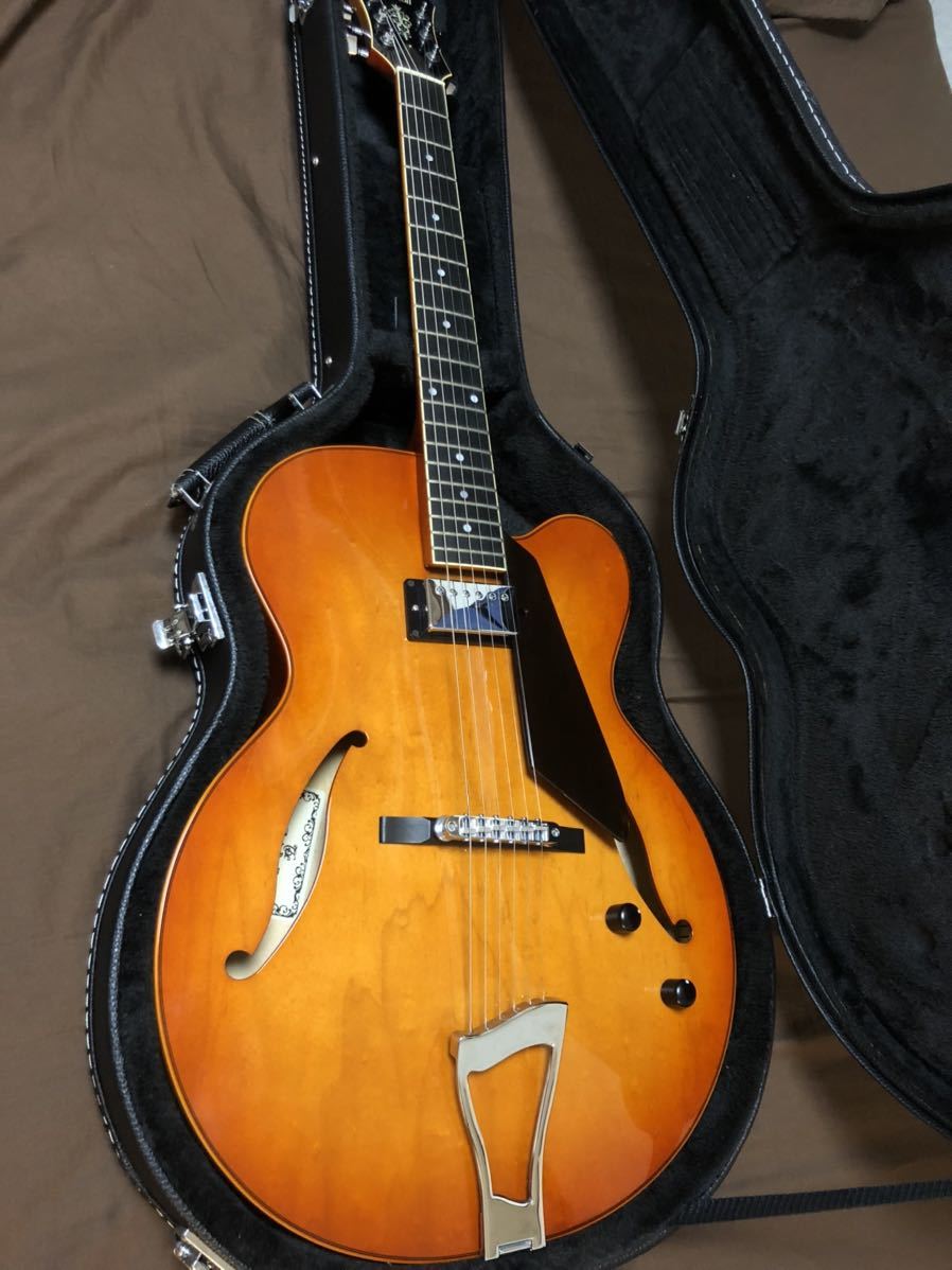 大人気，送料無料】 Aria Pro II FA-1000 - Violin Burst フルアコ