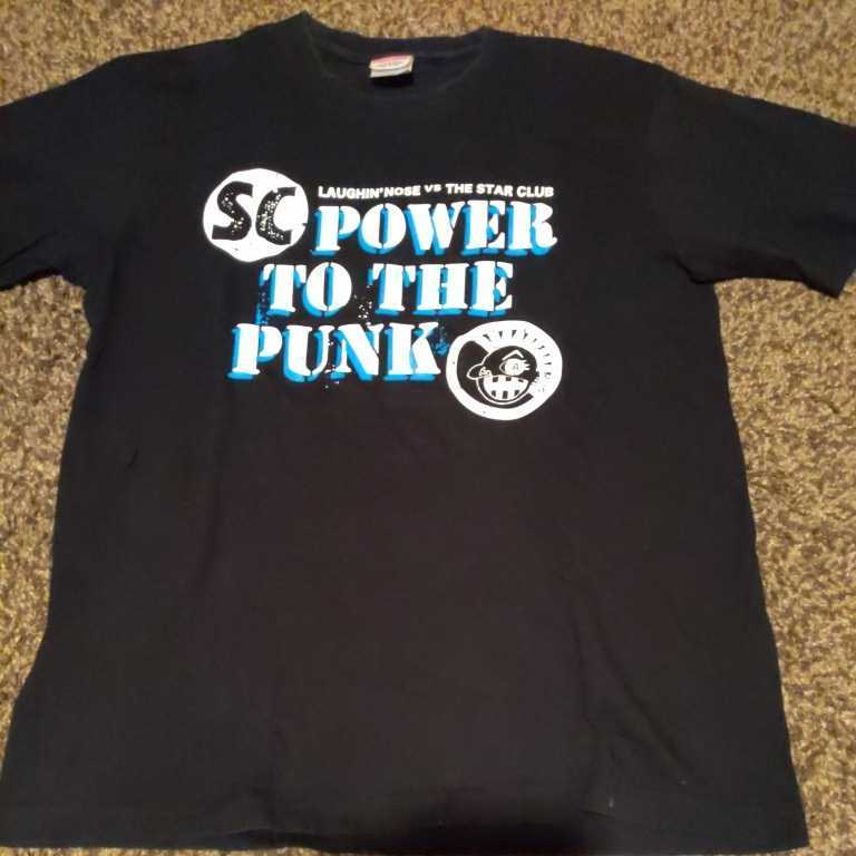 【限定セール，得価】 Tシャツ ラフィンノーズVSスタークラブ コラボTシャツ PUNK バンドTシャツ(Tシャツ)｜売買されたオークション情報、yahooの商品情報をアーカイブ公開 - オークファン Tシャツ
