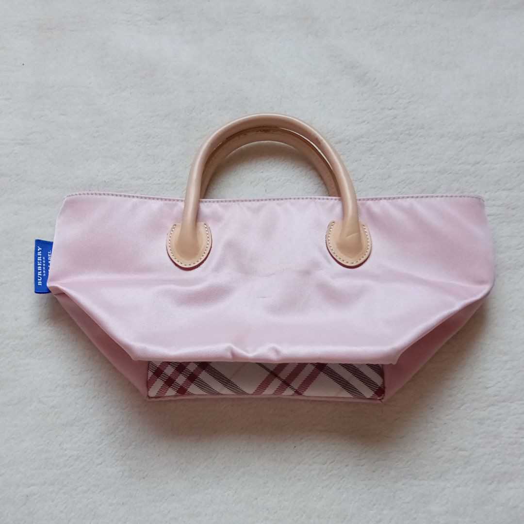 バーバリーブルーレーベル BURBERRY トートバッグ BLUE 三陽 LABEL