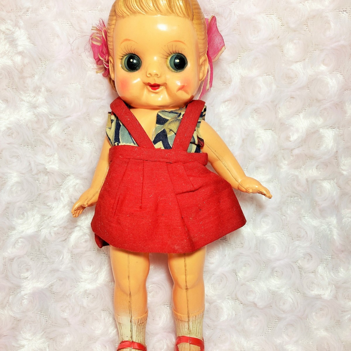 昭和レトロ デコちゃん セルロイド 人形 約25cm レア 人形 キューピー