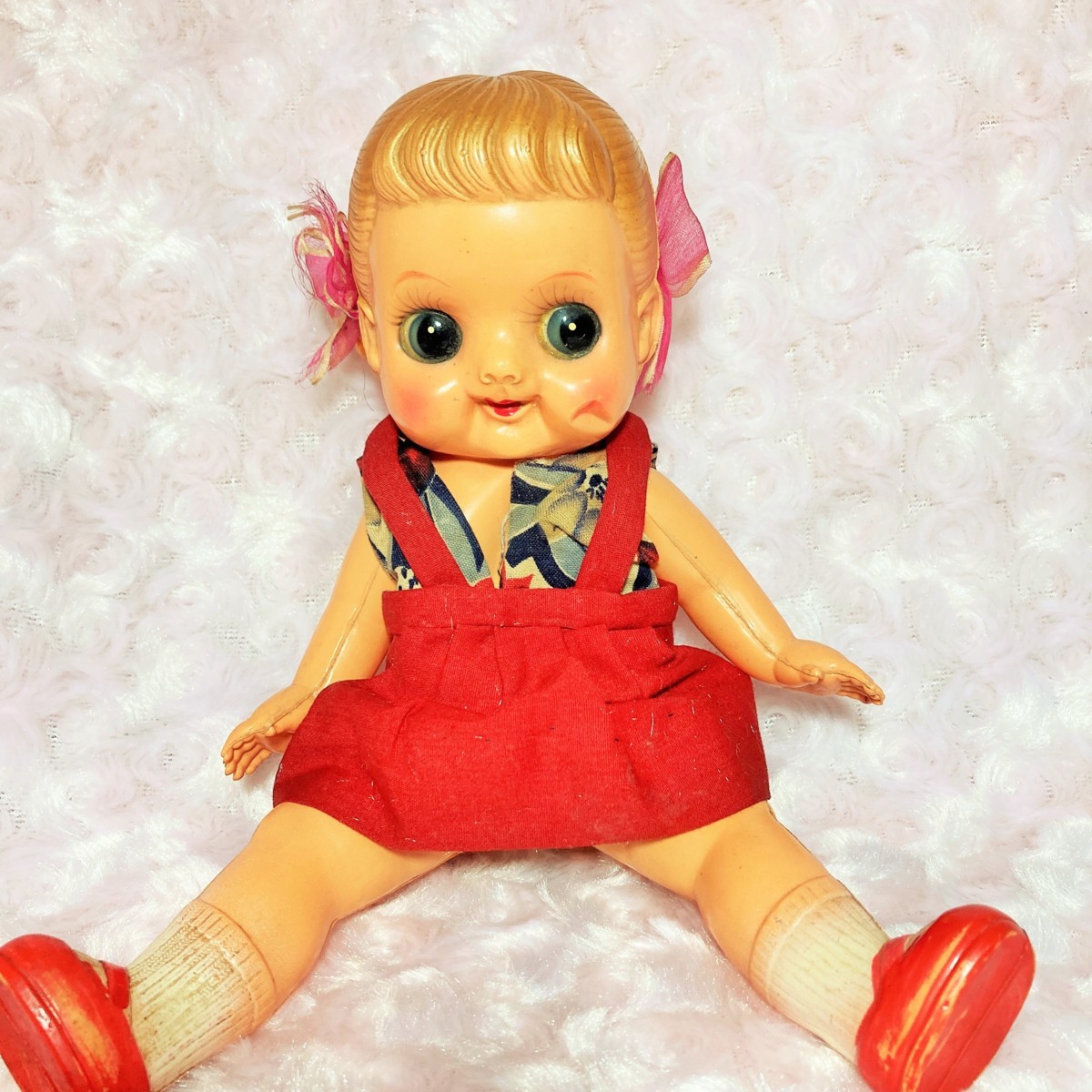 昭和レトロ デコちゃん セルロイド 人形 約25cm レア 人形 キューピー