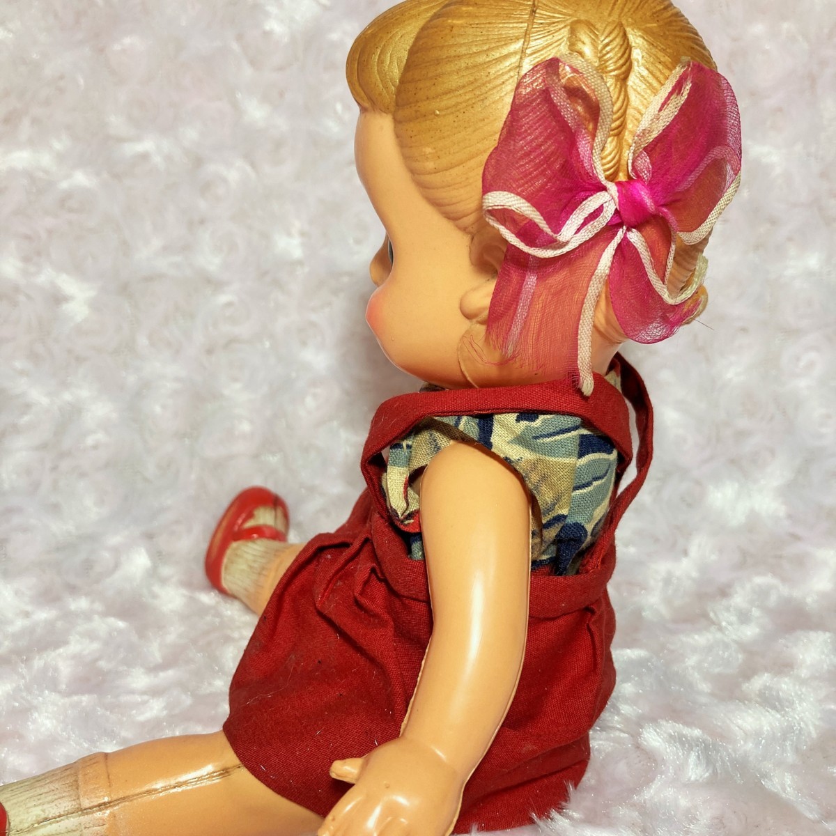 昭和レトロ デコちゃん セルロイド 人形 約25cm レア 人形 キューピー