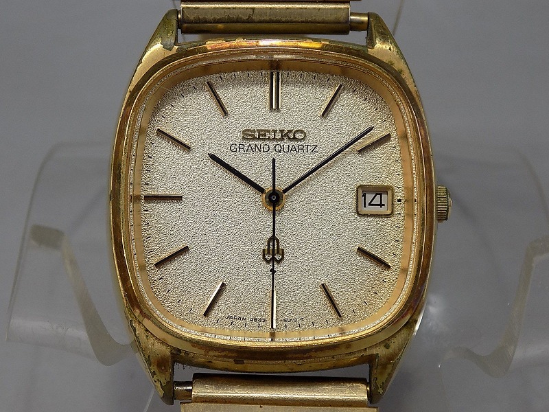 c370 中古 SEIKO GRAND QUARTZ 4842-51000 セイコー グランドクオーツ 
