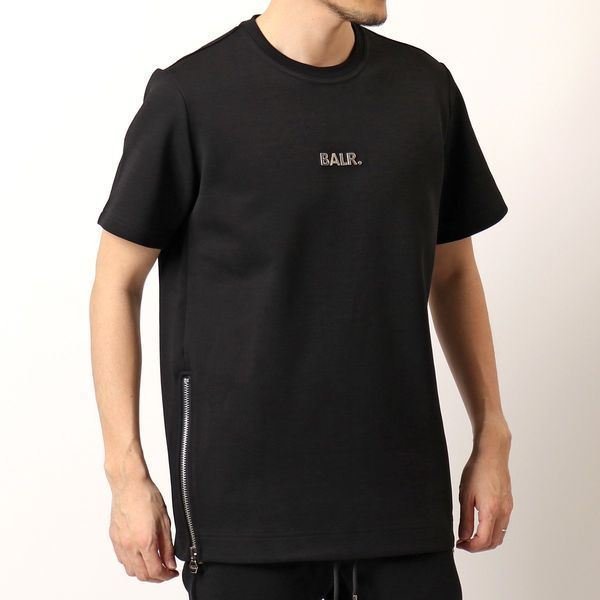 【豊富な，大得価】 定価25300円 BALR. Q-SERIES STRAIGHT T-SHIRT スウェット Tシャツ カットソー ジップ メタル ロゴ ボーラー B10012244101 L(文字、ロゴ)｜売買されたオークション情報、yahooの商品情報をアーカイブ公開 - オ Lサイズ