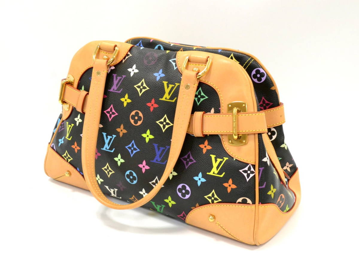 本物 ルイヴィトン LOUIS VUITTON LV クラウディア ヴィンテージ 