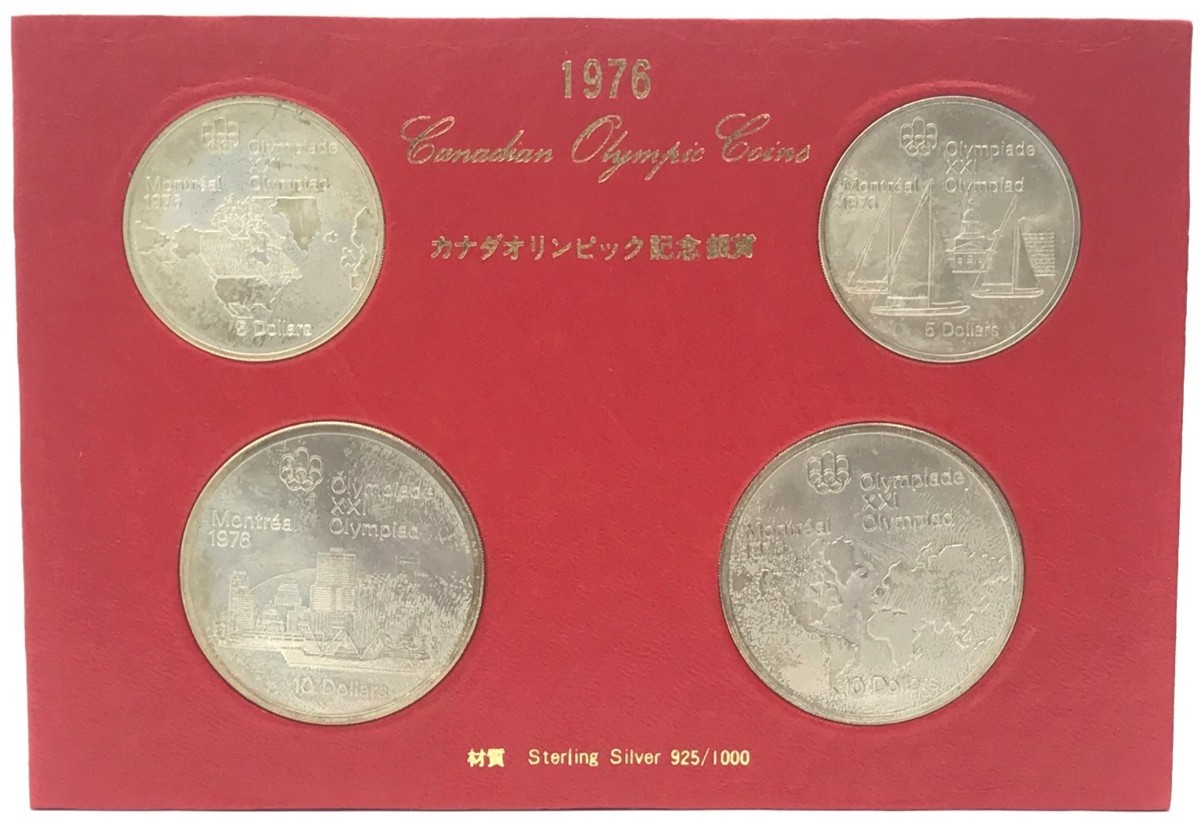 カナダ モントリオールオリンピック 五輪 記念銀貨 プルーフ 1976年 4