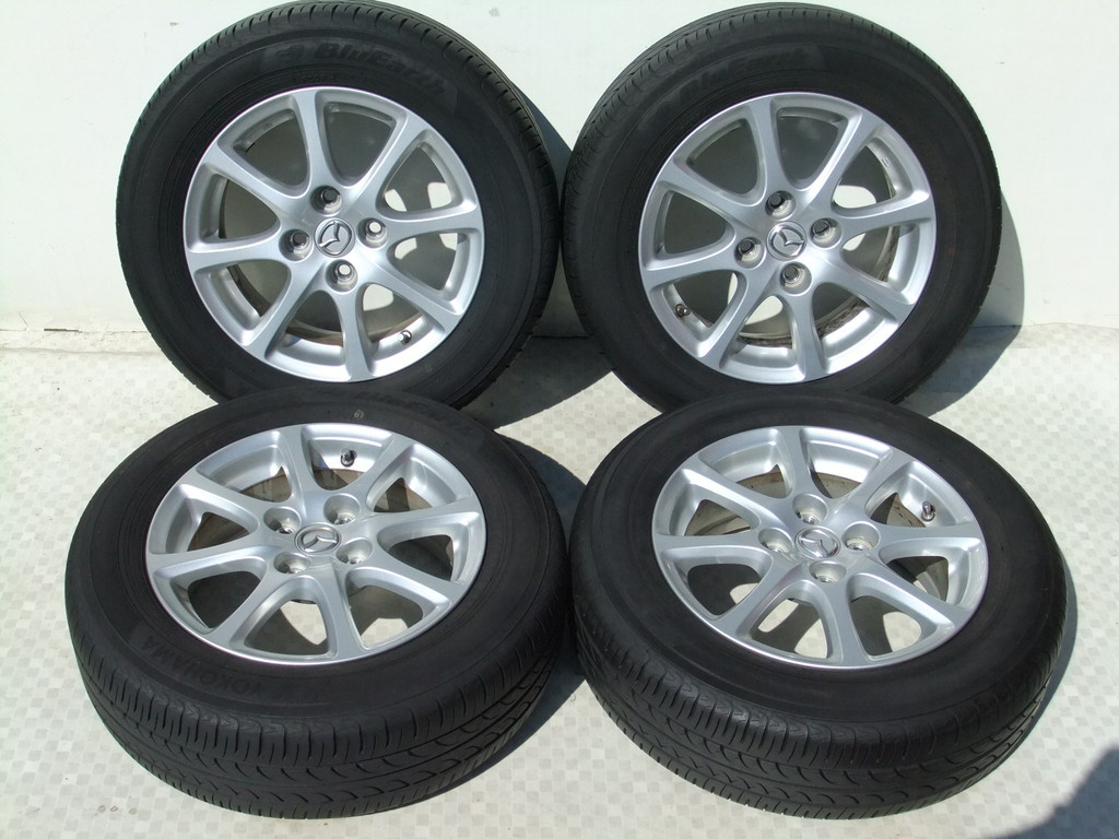 人気定番，爆買い マツダ純正ホイール DE系 デミオ ベリーサ 5.5J 100 +40 2018年製 175/65R14 4本 F02(ラジアルタイヤ)｜売買されたオークション情報、yahooの商品情報をアーカイブ公開 - オークファン 4穴