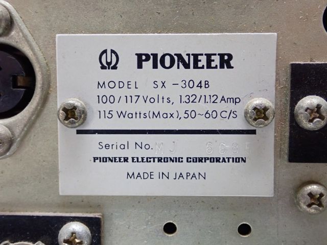 SX-304B パイオニア SX-304A PIONEER FM マルチ ステレオ AM