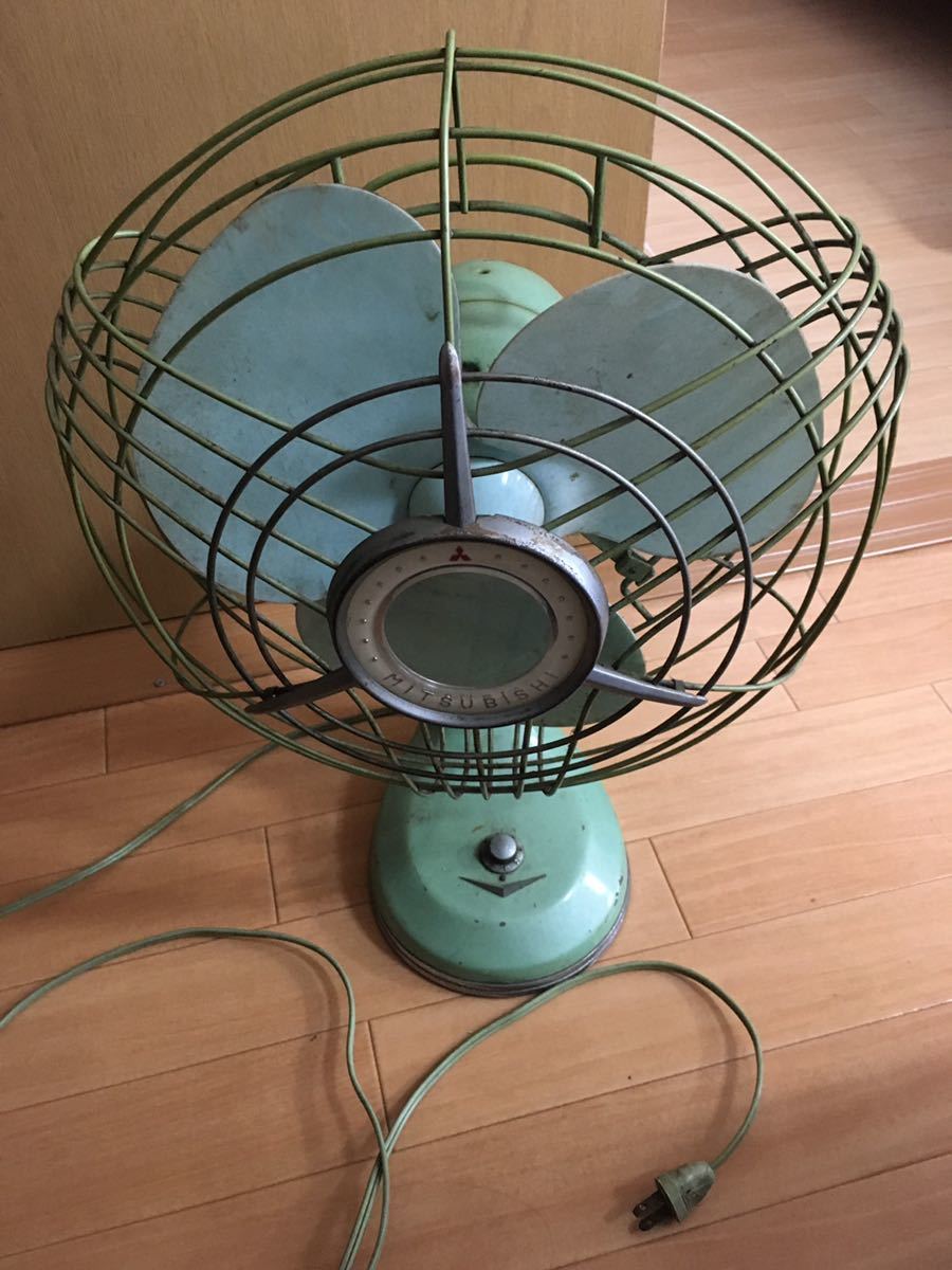 三菱 扇風機 昭和レトロ アンティーク レトロ扇風機 電化製品