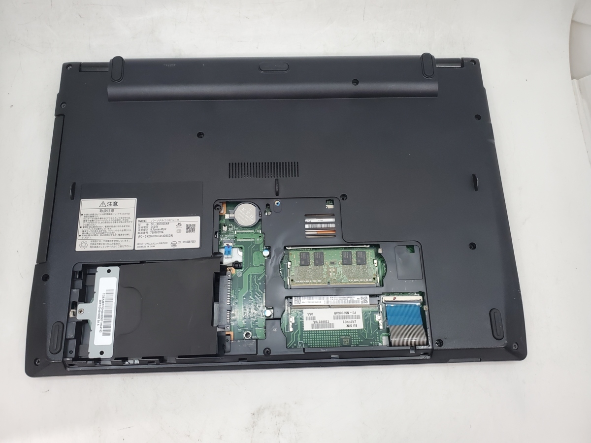 ジャンク【NEC】LAVIE Note Standard NS700/GAR Core i7-7500U 2.70GHz