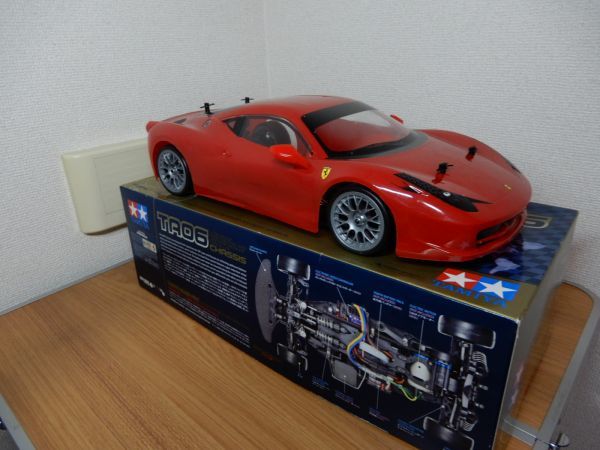 タミヤ TA 06 フェラーリ458チャレンジ 中古 ツーリングカー ジャンク