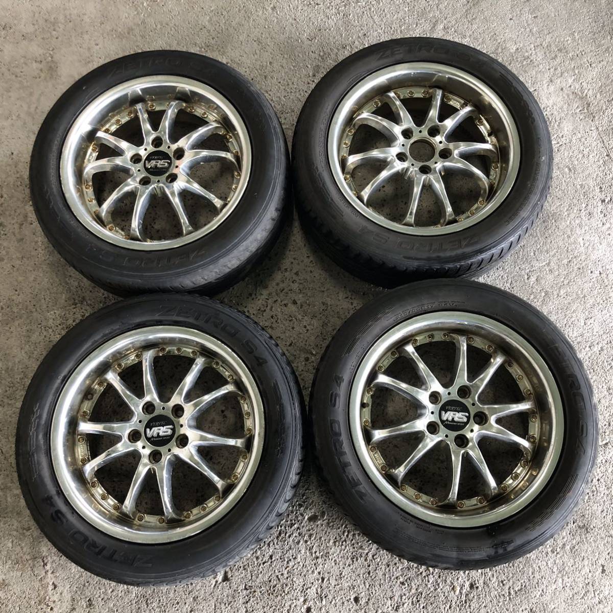【本物保証，新作登場】 NA221 VERTEC VR5 MANARAY SPORT マナレイスポーツ ホイール 17&times;7J +46 PCD 114.3 タイヤ 215/55R17 4本 セット 送料全国一律6 000円(ラジアルタイヤ)｜売買されたオークション情報、yahooの商品情報をアーカ 5穴