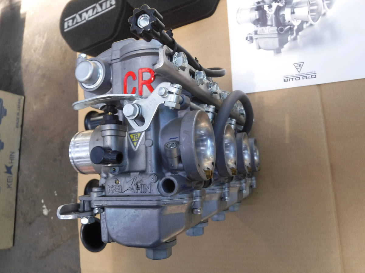 CB750K OHC K1~K4 ケーヒンCRキャブ29パイ ボルトオン装着OK 加工改造なし