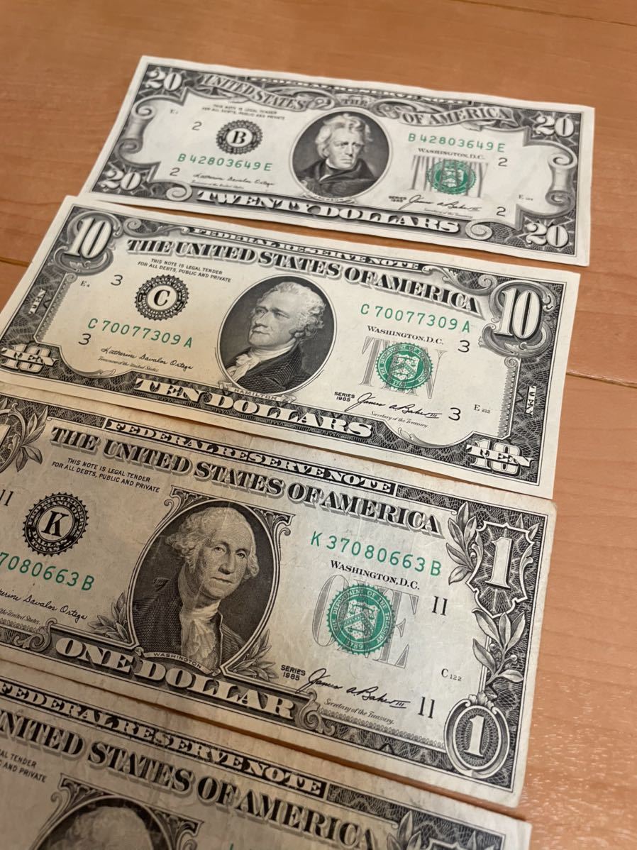 ☆アメリカドル 紙幣 硬貨 38ドル35セント☆ Yahoo!オークション | (貨幣)の落札