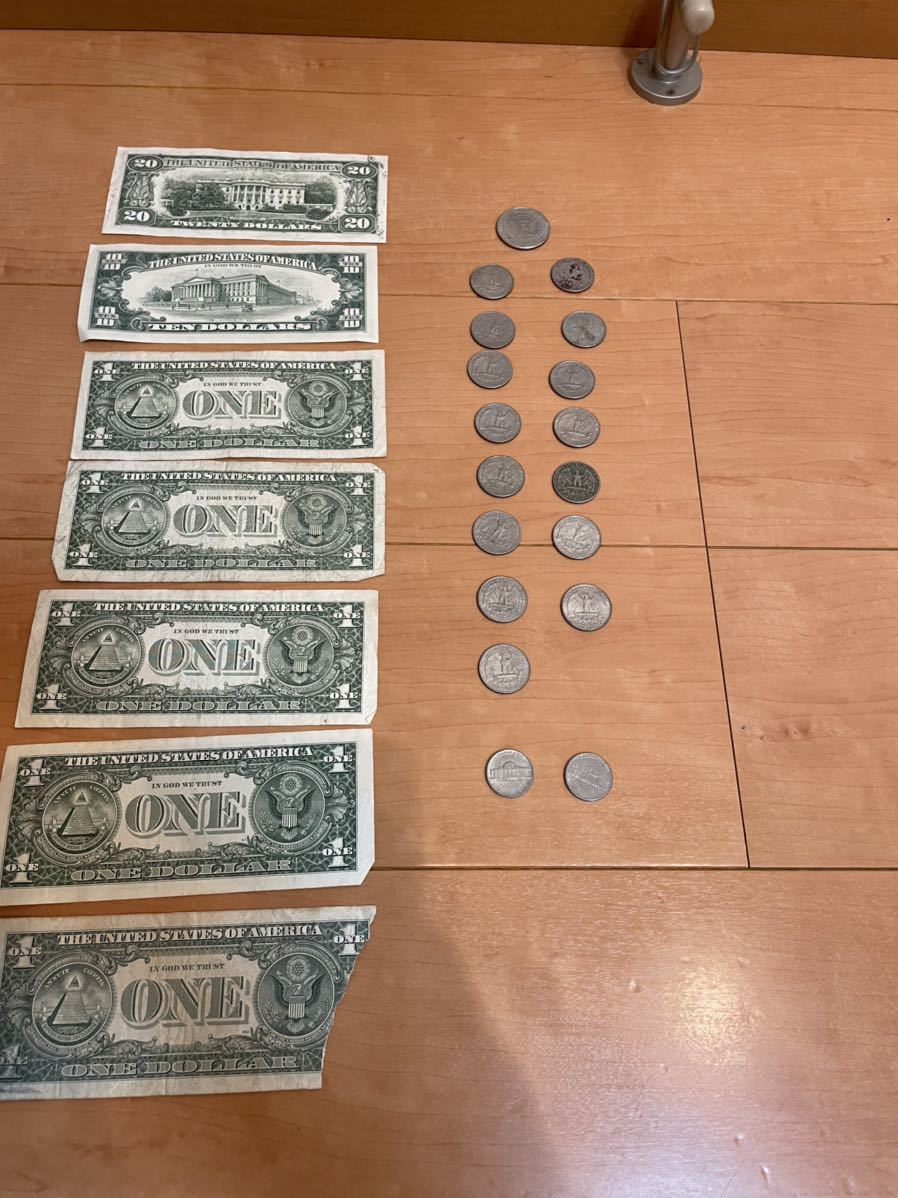 ☆アメリカドル 紙幣 硬貨 38ドル35セント☆ Yahoo!オークション | (貨幣)の落札