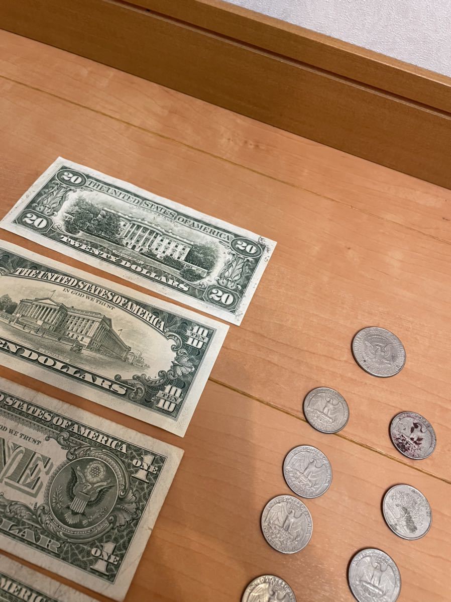 ☆アメリカドル 紙幣 硬貨 38ドル35セント☆ Yahoo!オークション | (貨幣)の落札