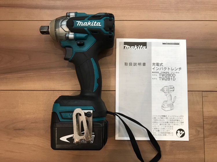 【使用期間短】マキタ TW280D インパクトレンチ おまけ付き 検索) TW284D TW281D TW285D TW300D インパクトドライバー makita 14.4V 18V