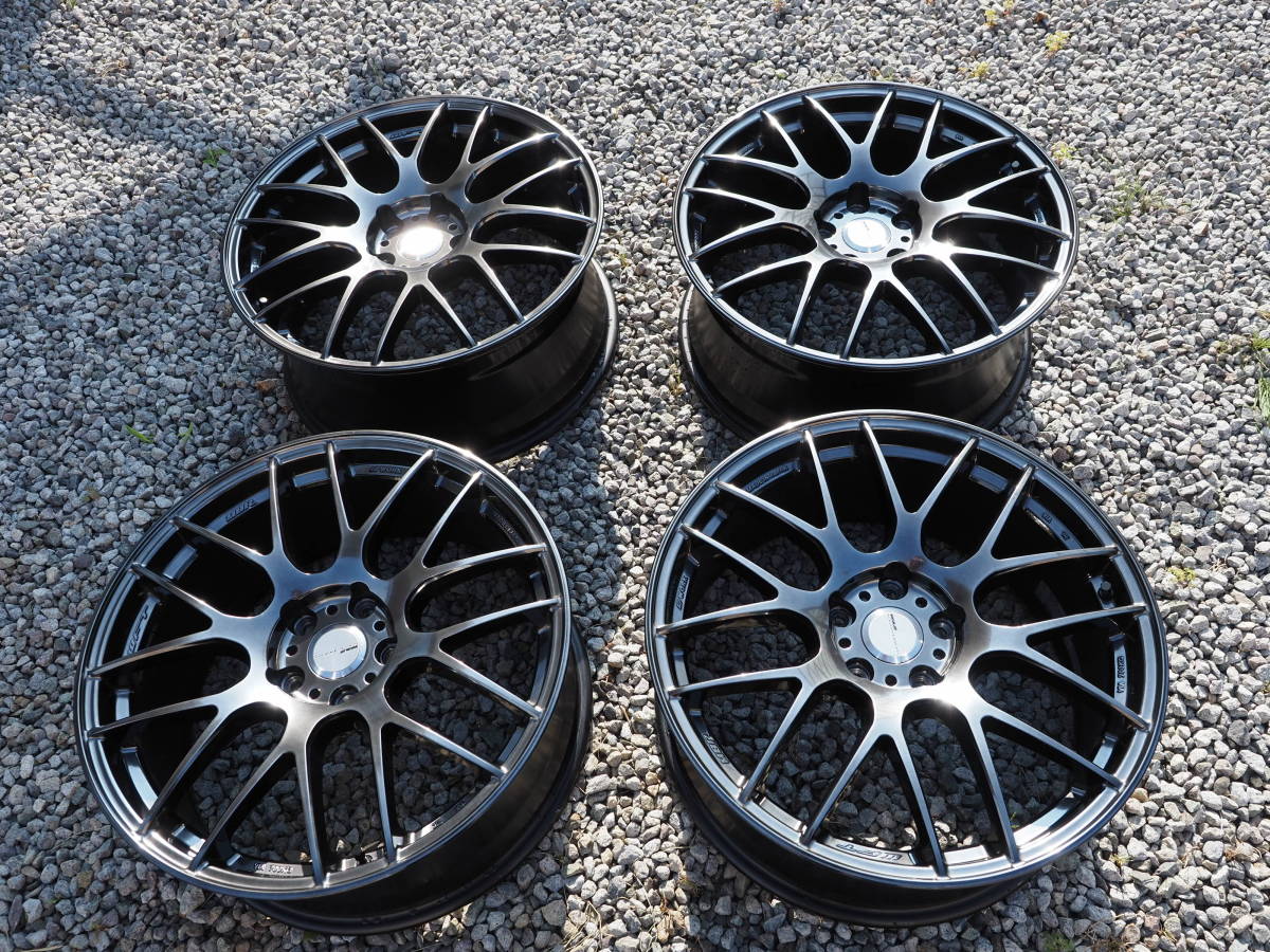 ワーク エモーション M8R グリミットブラック 19インチ 8.5J +45 5H 