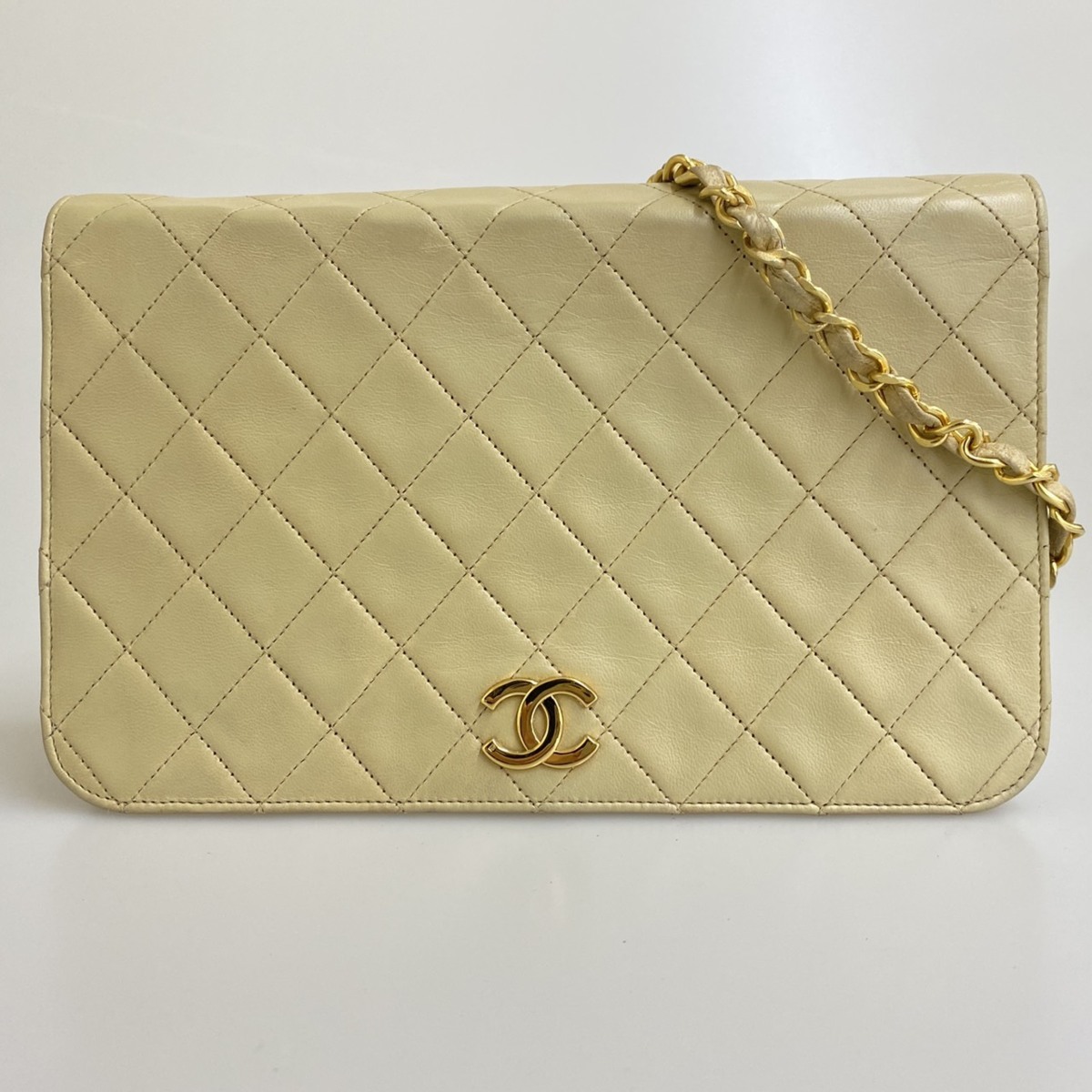 1円スタート 訳あり シャネル CHANEL フルフラップ マトラッセ 